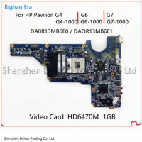 DA0R13MB6E0 DAOR13MB6E1 For HP G4 G4-1000 G6 G6-1000 G7-1000 Laptop Motherboard With HD6470M 1GB-GPU 636375-001 650199-001