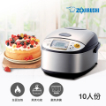 ZOJIRUSHI 象印 NS-TSF18 10人份微電腦電子鍋 銀黑色