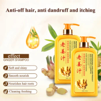 1000ml Pure Ginger Refing Shampoo Smoothing Moisturize Anti-Dandruff Itching Anti-hair Loss Oil Control Nourishing Hair Care