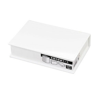 日本製【Sanada】書本型收納盒 白色