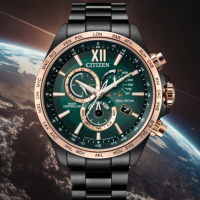 CITIZEN星辰 亞洲限定 光動能 電波計時腕錶 CB5956-89X/45mm