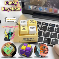 【With Sound&Light】Tell Me Why Voice Sound Button Keychain | Funny Voiced Keychain Bag Pendant