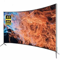 Large Screen 50 55 65 75 inch wifi Curved Smart 4K Television 85 inch led Smart TV