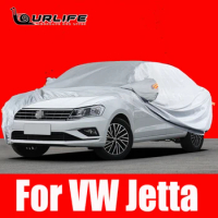 Full Car Covers Outdoor Anti-UV Rain Snow Frost Dust Protection For Volkswagen vw jetta MK4 MK5 MK6 MK7 2010 to 2021 Accessories