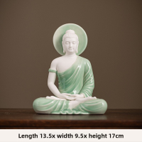 Ceramic Shakyamuni Buddha Statue - Zen Home Decor
