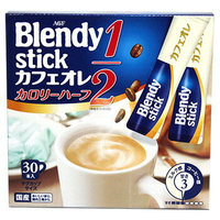 即期2019.08 AGF BlendyStick低卡咖啡歐蕾(183g/盒) [大買家]