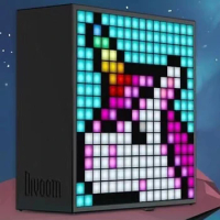 Divoom Mosaic Pixel Speaker Bluetooth Portable with Clock Alarm Timebox Evo Programmable LED Display Art Create Christmas Gift