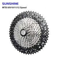 SUNSHINE MTB Bike Freewheel Bicycle Flywheel Cassette 8/9/10/11/12 Speed For Deore M6000 M6100 SRAM