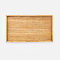 【HOLA】艾禮思防滑實木托盤35x20.5cm 方形柳木色