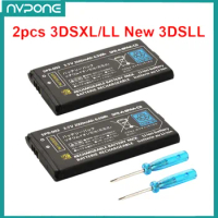 2pcs/lot 2000mAh 3.7V Rechargeable Li-ion Battery Pack for Nintendo 3DS LL/XL 3DSLL 3DSXL NEW 3DSLL NEW 3DSXL New 3DS XL Battery
