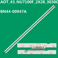 New 300 PCS/lot LED Backlight Strip for UA43NU7100 UN43NU7100 AOT_43_NU7100F BN44-00947A UE43NU7120U UE43NU7170U UE43NU7100