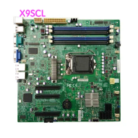 Suitable For Supermicro X9SCL Server Motherboard LGA 1155 DDR3 Mainboard 100% Tested OK Fully Work