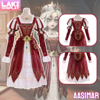 Identity V Aasimar Psychologist Cosplay Costume Game Identity V Ada Mesmer Cosplay Halloween Outfit for Women Cosplay Wig