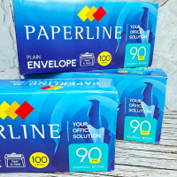 Amplop Polos Paperline Putih 90 Ukuran Kabinet 110 x 230 mm