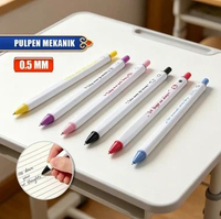 OEM SK-A140 Pena Gel Lucu Ins Alat Tulis Anak Sekolah Kantor / Pulpen Cetekan 0.5mm Warna Netral Per