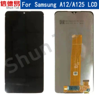 For Samsung Galaxy A12 A125F A125F/DSN LCD with frame Display Touch Screen Digitizer Assembly Replace For Samsung A125 lcd
