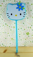 【震撼精品百貨】Hello Kitty 凱蒂貓-手拿鏡-藍波斯(L) 震撼日式精品百貨