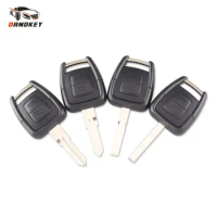 Dandkey 2 Buttons Car Key Case Replacement Key Shell For Opel Vectra Astra Zafira Cover 4 Type Blade