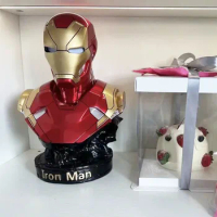 Iron Man Shining Edition Mk46 Sculpture Series Marvel Avengers Living Room Statue Resin Decorative Model