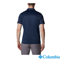 Columbia 哥倫比亞 男款-快排POLO衫-深藍 UAE36140NY / S23