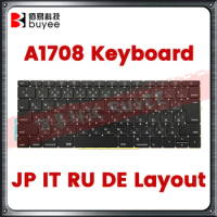 New Genuine A1708 Japanese Italian German Keyboard For Macbook Retina Pro 13 Inch A1708 JP Keyboard 2016 2017 Year Replacement