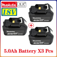 Genuine/Original Makita 18v battery bl1850b BL1850 bl1860 bl 1860 bl1830 bl1815 bl1840 LXT400 5.0Ah for makita 18v tools drill