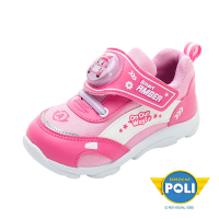 POLI 波力童鞋-正版童鞋 波力 電燈運動鞋/透氣 排汗 輕量 台灣製 粉紅(POKX34123)
