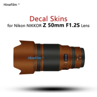 Nikkor Z 50 1.2 S Lens Decal Skin 501.2 Wrap Film For Nikon Nikkor Z 50mm f/1.2 S Lens Protector Coat Wrap Cover Sticker