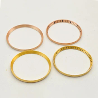 30.5mm Gold/Rose Gold SKX007 Copper Chapter Ring fits Seiko SKX007 SKX009 SPRD Watch Case Parts NH35 Cases Inner Shadow Ring