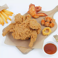 【滿299出貨】模擬脆皮炸雞假雞模型烤翅道具韓國食物玩具擺設裝飾肯德基  仿真食物  仿真模型 仿真擺飾 仿真道具 仿真裝飾  仿真炸雞