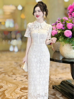 [MIỄN SHIP] MDU4435 Váy Ren Hàn 2 Lớp - Thiết Kế Dáng Xòe Sang Trọng Dành Cho Nữ Women Dress Màu Trắ