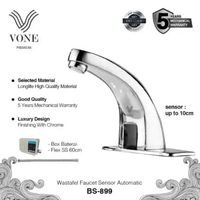 VONE Kran Wastafel Cuci Tangan Sensor Otomatis Brass Chrome BS-899 ( VONE PREMIUM ) Chrome
