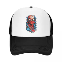 Punk Classic Movie Hero Spider Man Baseball Cap for Women Men Adjustable Trucker Hat Performance