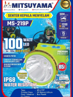 Senter Kepala Selam Water Resistant Mitsuyama MS-219 100 Watt
