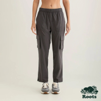 【Roots】Roots 女裝- ESSENTIAL BREAKER平織長褲(灰色)