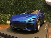 1/18 BBR Ferrari Purosangue Blue Corsa P18219G【MGM】