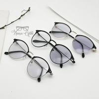 [Beli 1PCS Kacamata MNS Gratis 1 Kacamata] Kacamata Kotak Frame Titanium Kecil Tipis Kokoh Bisa Requ