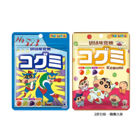 【UHA 味覺糖】蠟筆小新酷Q彌軟糖-水果味55g