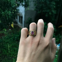 CINCIN BATU PINK RUBY MADAGASKAR