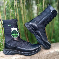SEPATU PDL MODEL NINJA WEBA KULIT SAPI ASLI SEPATU PDL TNI POLRI SEKURITY Kerja Canvas