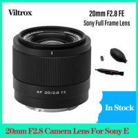VILTROX 20mm F2.8 Full Frame Fixed Focus Lens for Sony FE Mount Ultra Wide Angle Professional For Sony ZV-E1 A7RV ZV-E10 A7CFX30
