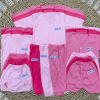 18 PCS Baju Bayi Baru Lahir Setelan Bayi Atasan Bayi Celana Bayi Baru Lahir Baju Set Newborn Gift La