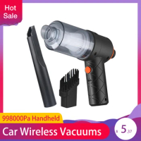 998000Pa Car Vacuums Home Car Dual Use Wireless Car Vacuum Cleaner Blowable CordlessHandheld Car Mini Vacuum Cleaners For Home