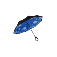 【雨Mr.Rain】c型雙層手動反向雨傘(大傘面反向傘)