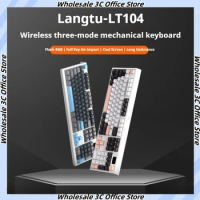 Langtu Lt104 Wireless Bluetooth Gaming Three Modes Rgb Mechanical Keyboard 104 Key Customized Abs Wi