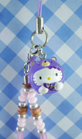【震撼精品百貨】Hello Kitty 凱蒂貓~限定版手機吊飾-北海道(紫鍊)