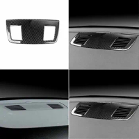 For BMW 3 Series E90 2005 - 2009 2010 2011 2012 Carbon Fiber Car Interior Dashboard Air Conditioner Outlet Vent Cover Trim