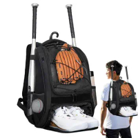 Baseball Bag Youth Boys Baseball Bag Baseball Backpack With Shoe Compartment Youth Baseball Backpack Large Capacity Baseball Bat