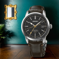 SEIKO 精工 Presage GMT 日本漆藝機械錶 520送禮推薦-40.2mm (SPB447J1/6R54-00F0C)_SK045