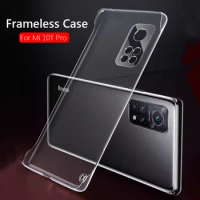 Frameless Slim Clear Hard Back Cover Case On For Xiaomi Mi 10T Pro Mi10T Pro Mi 10T Lite 5G ShockProof Coque Phone Cases